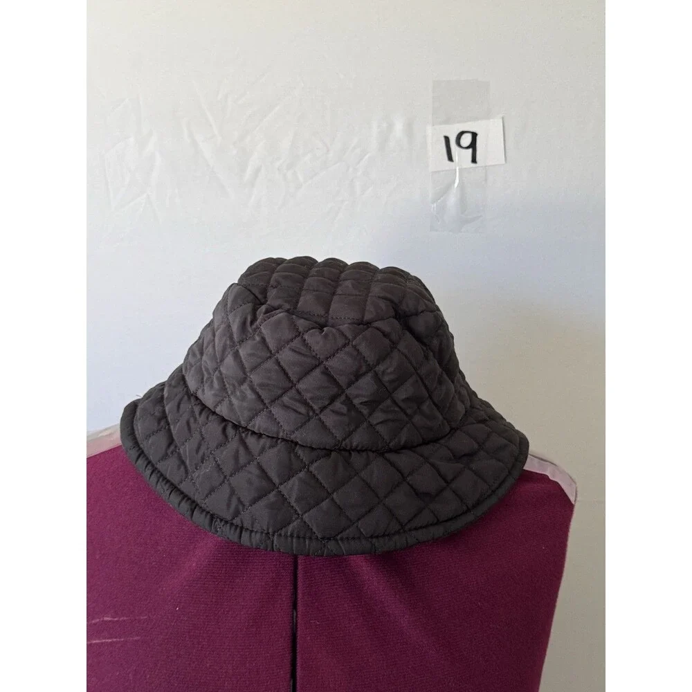 San Jose Sharks Quilted Bucket Hat Black NHL Hockey Fan Cap Adult